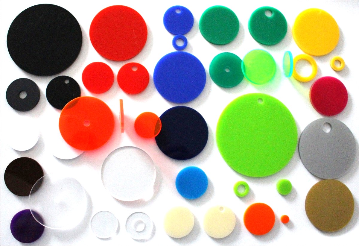 Plastic and Perspex Acrylic Discs